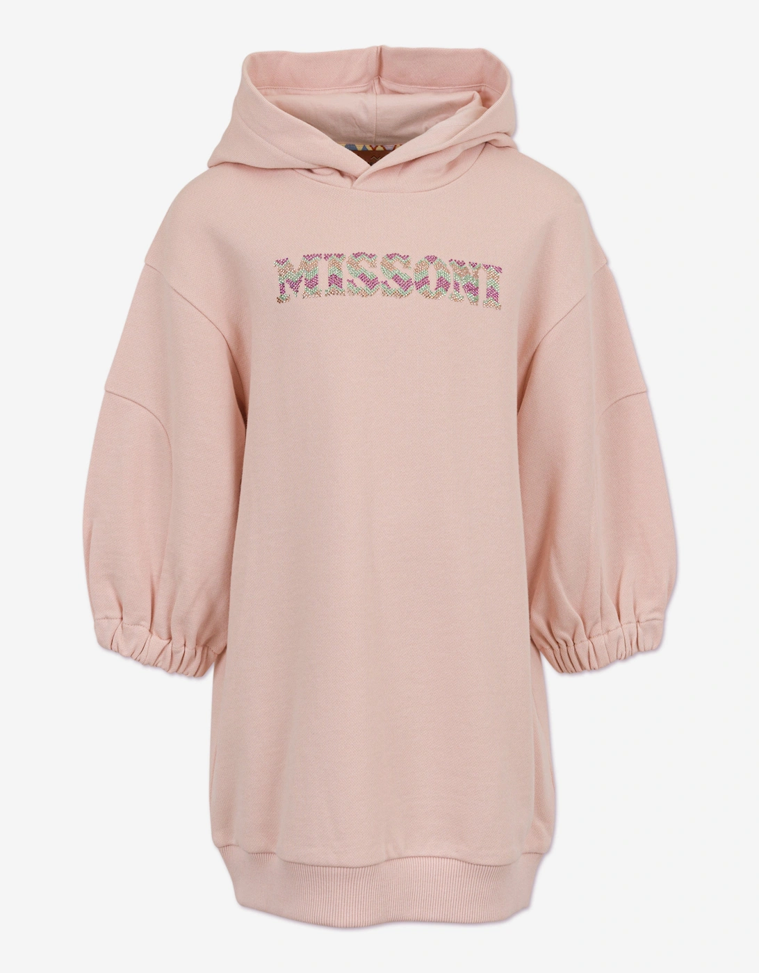 Girl's Missoni Girls Logo Sweater Dress in Pink - Size: 12 years