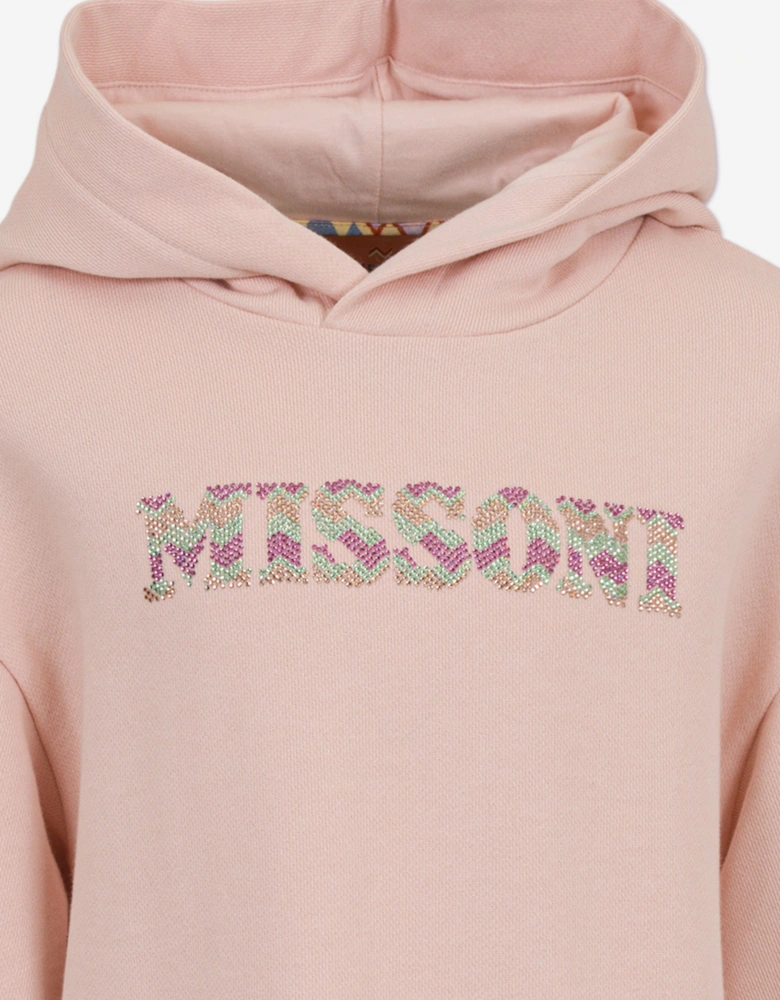 Girls Logo Sweater Dress in Pink