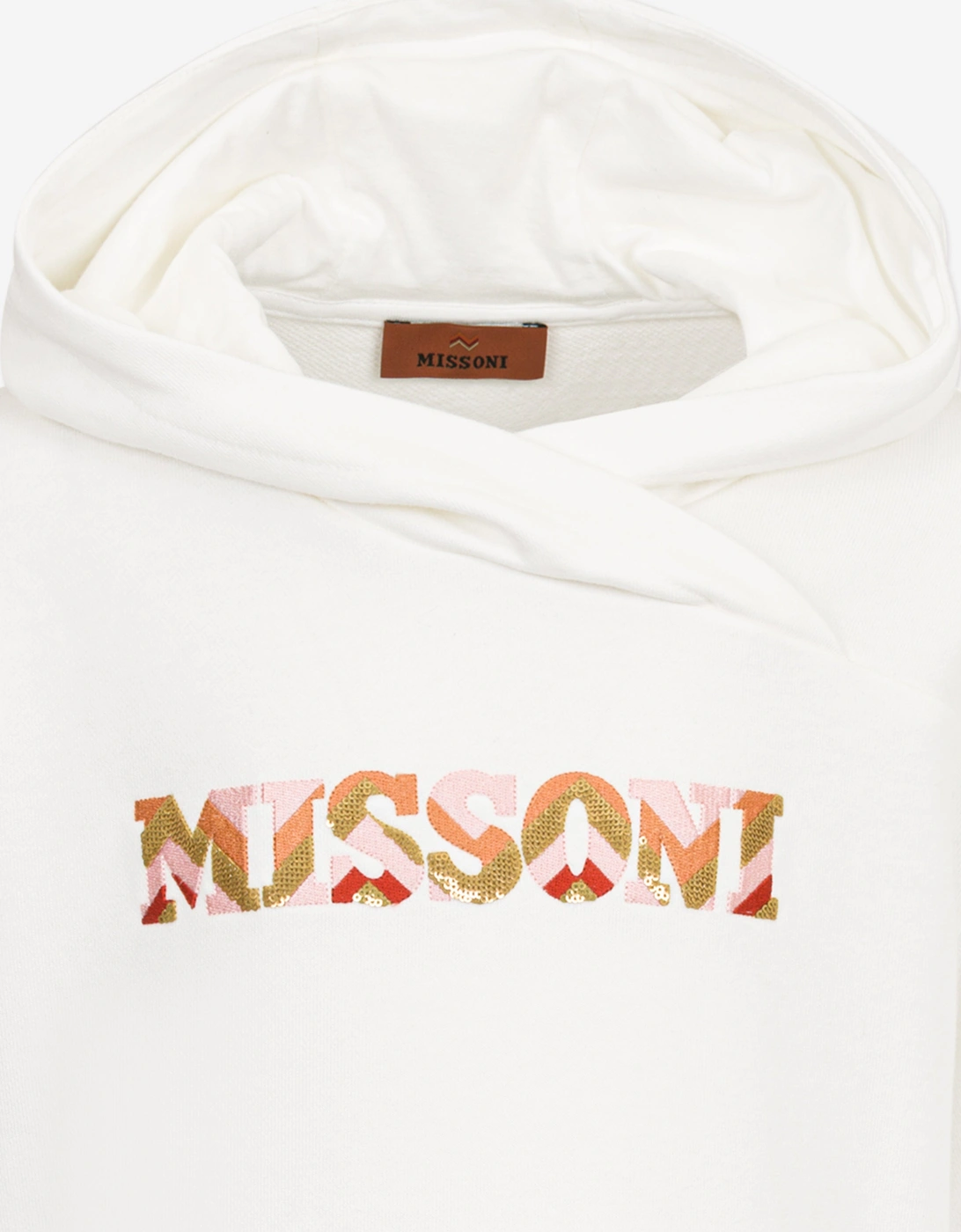 Girls Logo Sweater Dress in Ivory