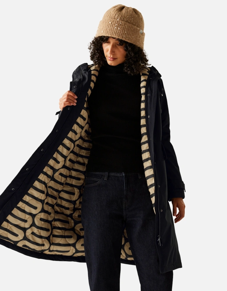 Womens/Ladies Orla Kiely Wiggle Long Length Waterproof Jacket