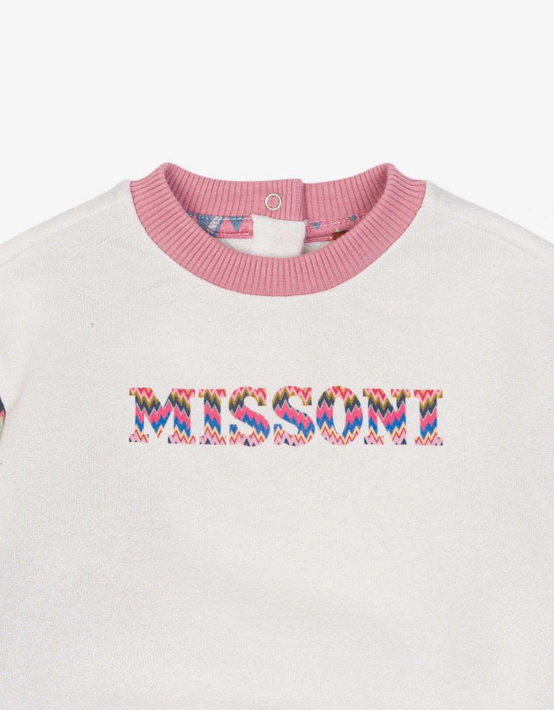 Baby Girls Logo Sweatshirt in Ivory