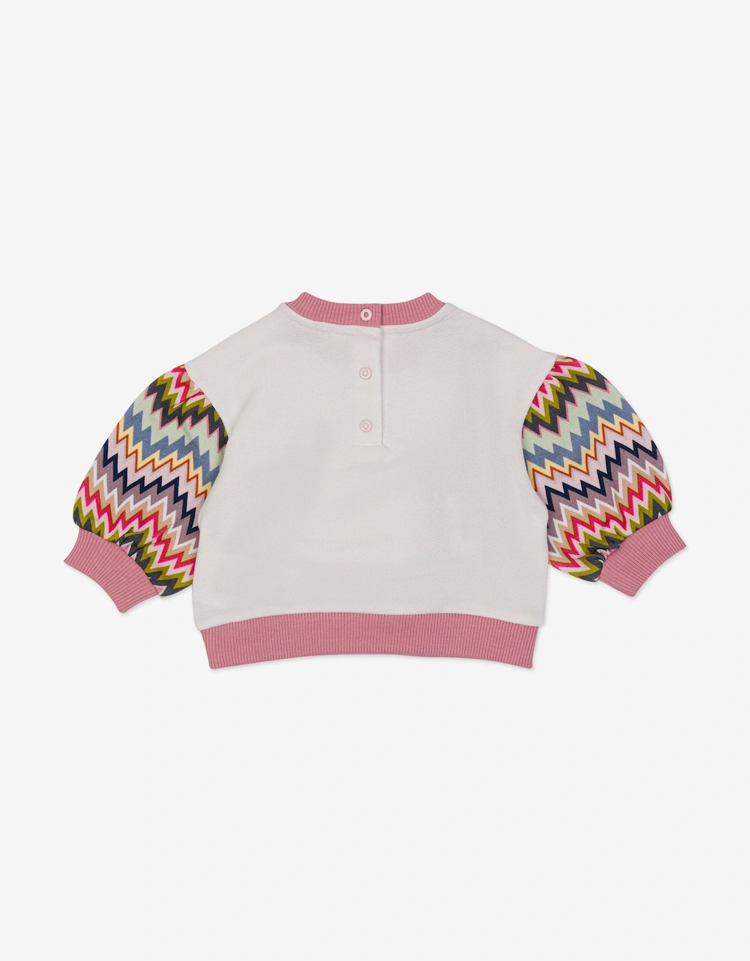 Baby Girls Logo Sweatshirt in Ivory