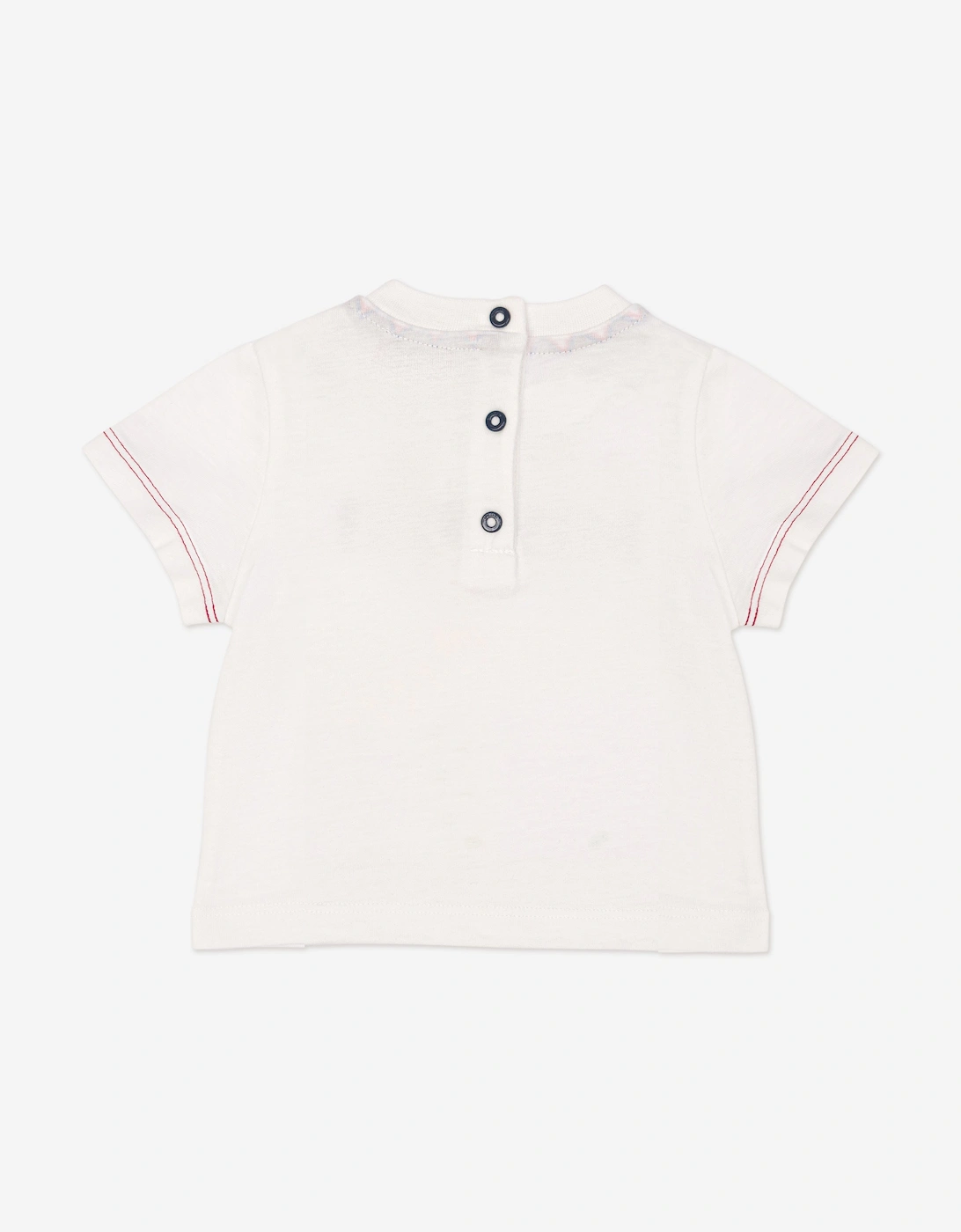 Baby Boys Logo T-Shirt in Ivory