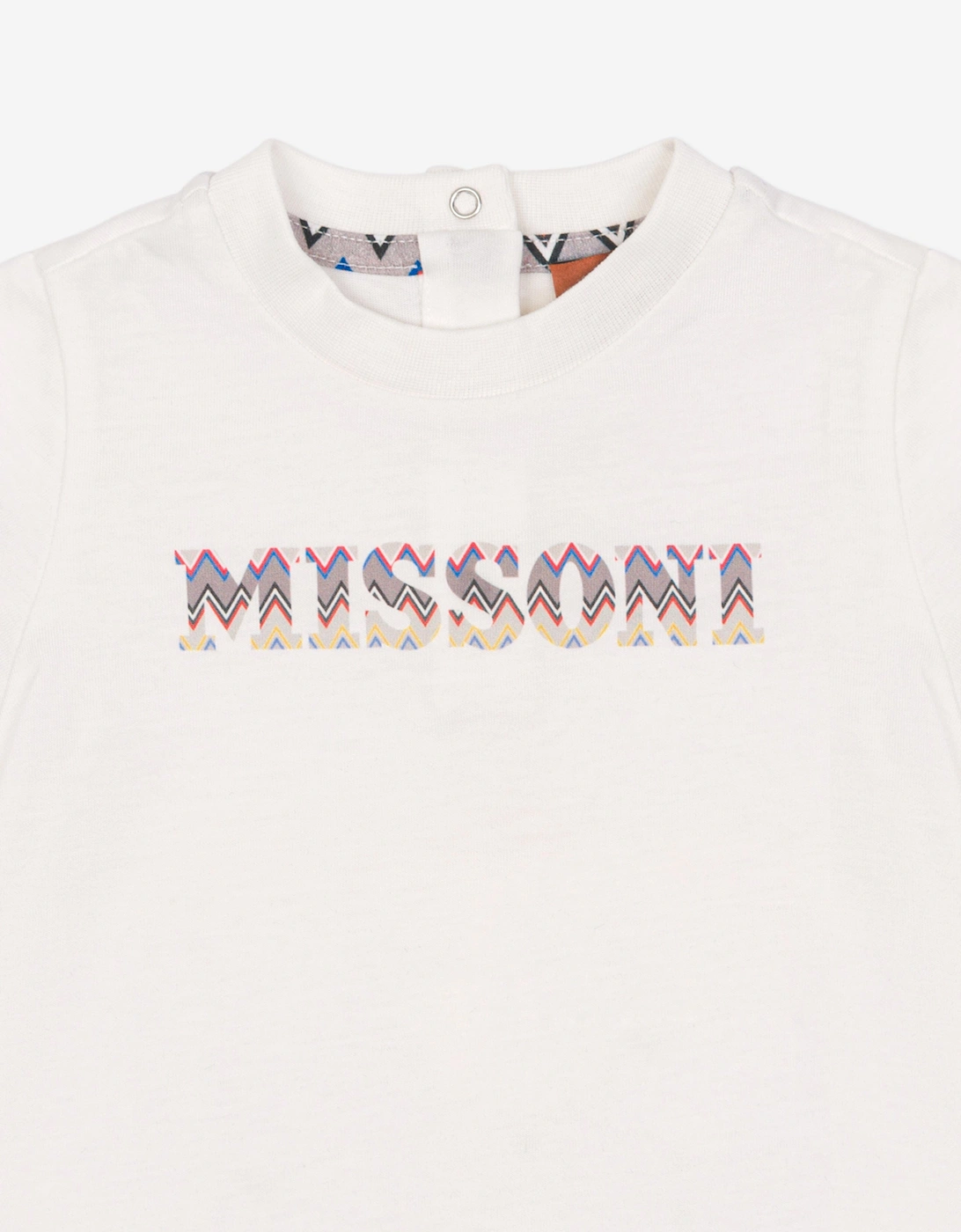 Baby Boys Logo T-Shirt in Ivory