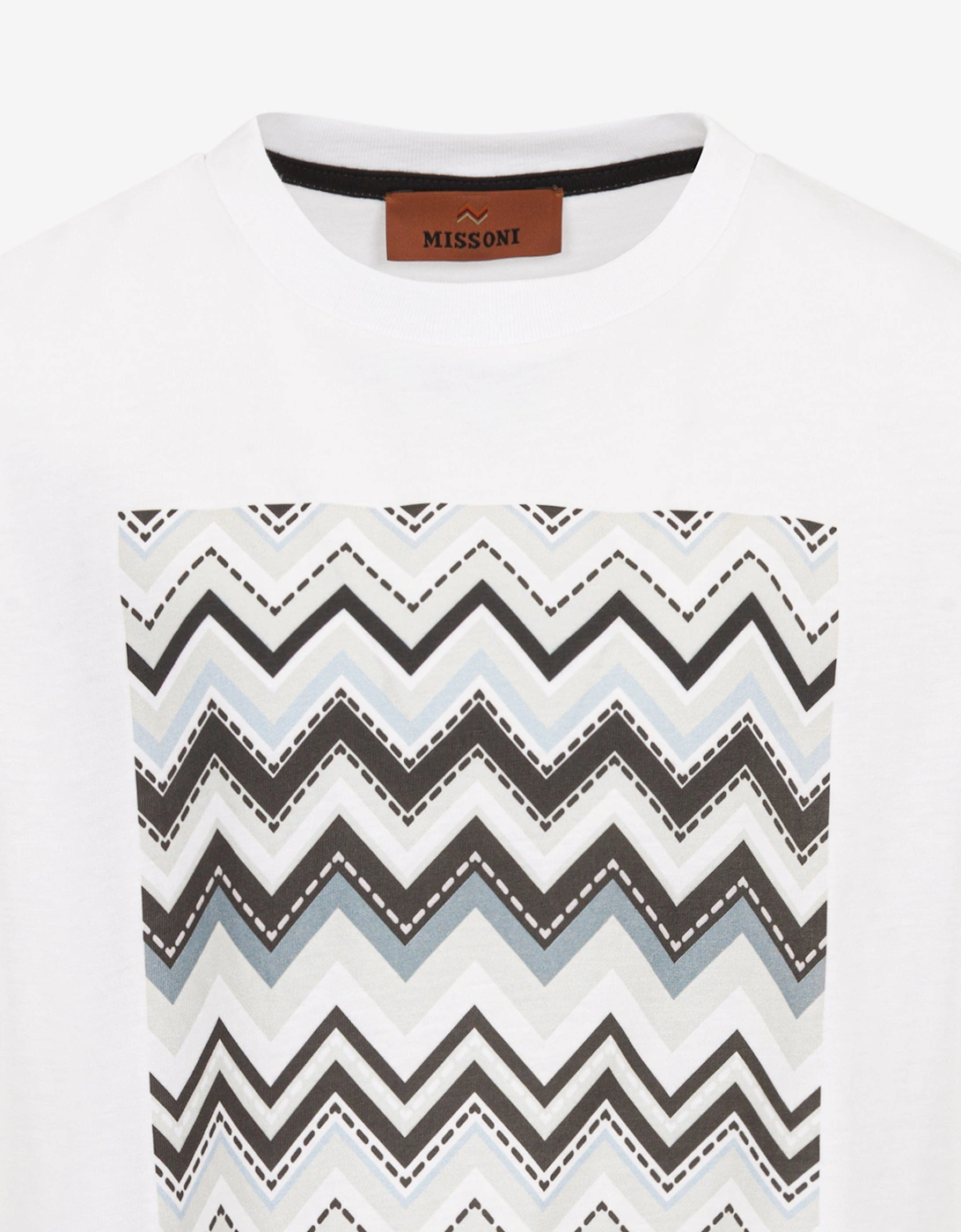 Boys Zigzag Logo T-Shirt in White