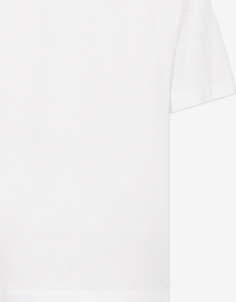 Boys Zigzag Logo T-Shirt in White