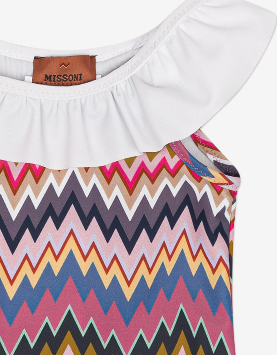 Baby Girls Zigzag Swimsuit in Multicolour