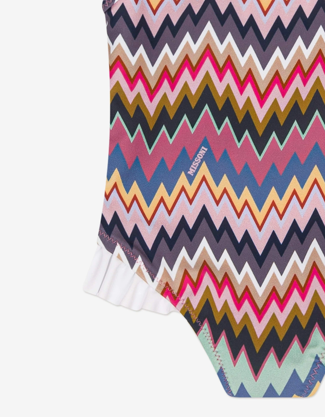 Baby Girls Zigzag Swimsuit in Multicolour