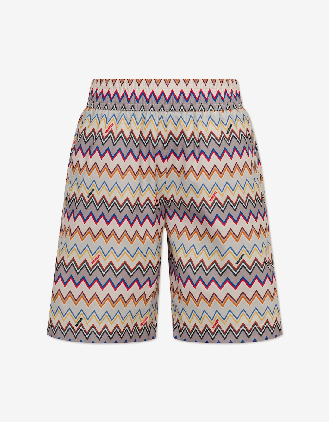 Boys Zigzag Swim Shorts in Multicolour, 5 of 4