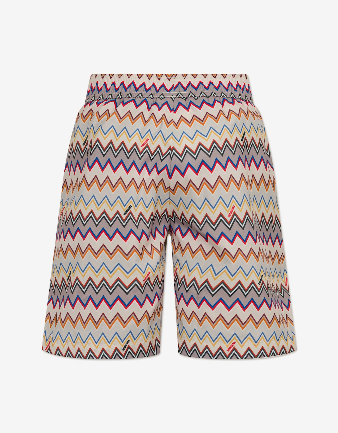 Boys Zigzag Swim Shorts in Multicolour