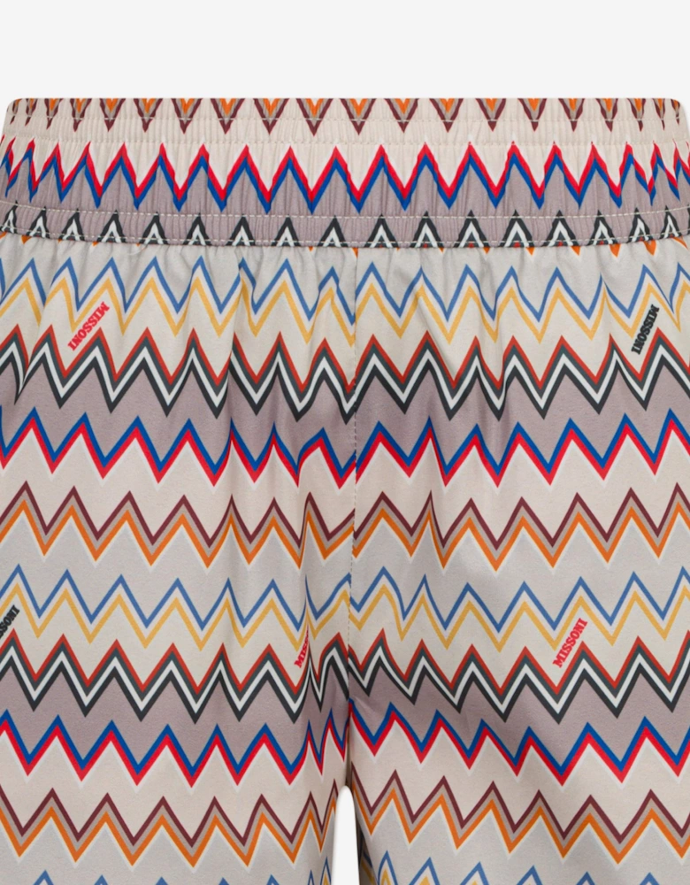 Boys Zigzag Swim Shorts in Multicolour