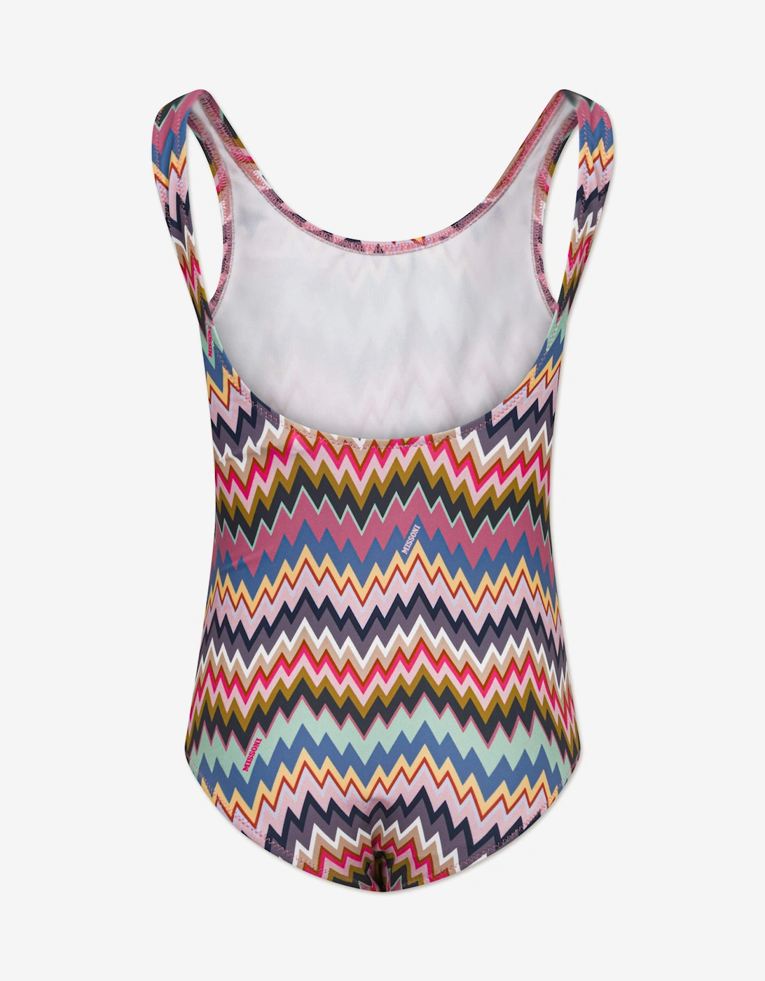 Girls Zigzag Swimsuit in Multicolour