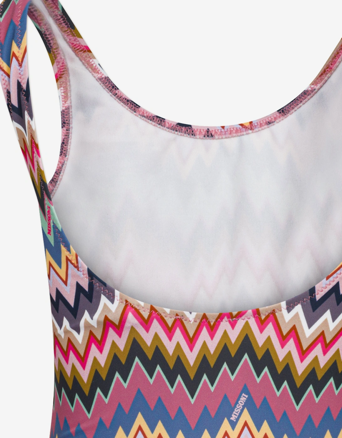 Girls Zigzag Swimsuit in Multicolour