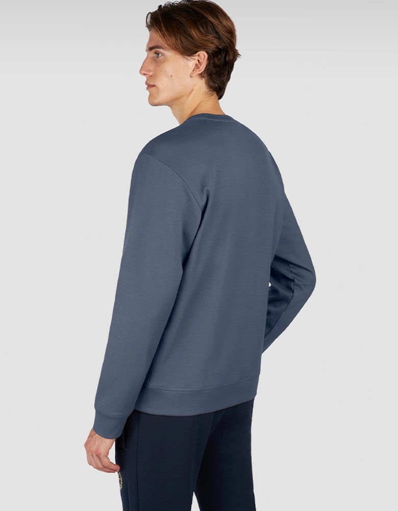 Embroidered Logo X-Soft Fleece Cotton Sweatshirt