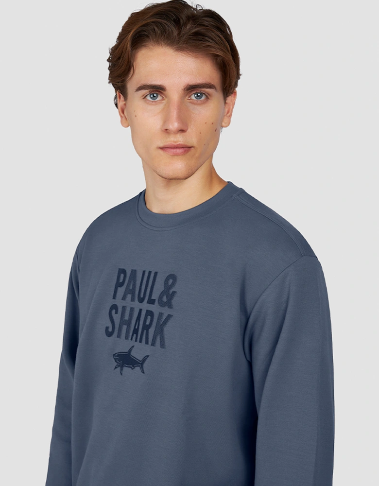 Embroidered Logo X-Soft Fleece Cotton Sweatshirt