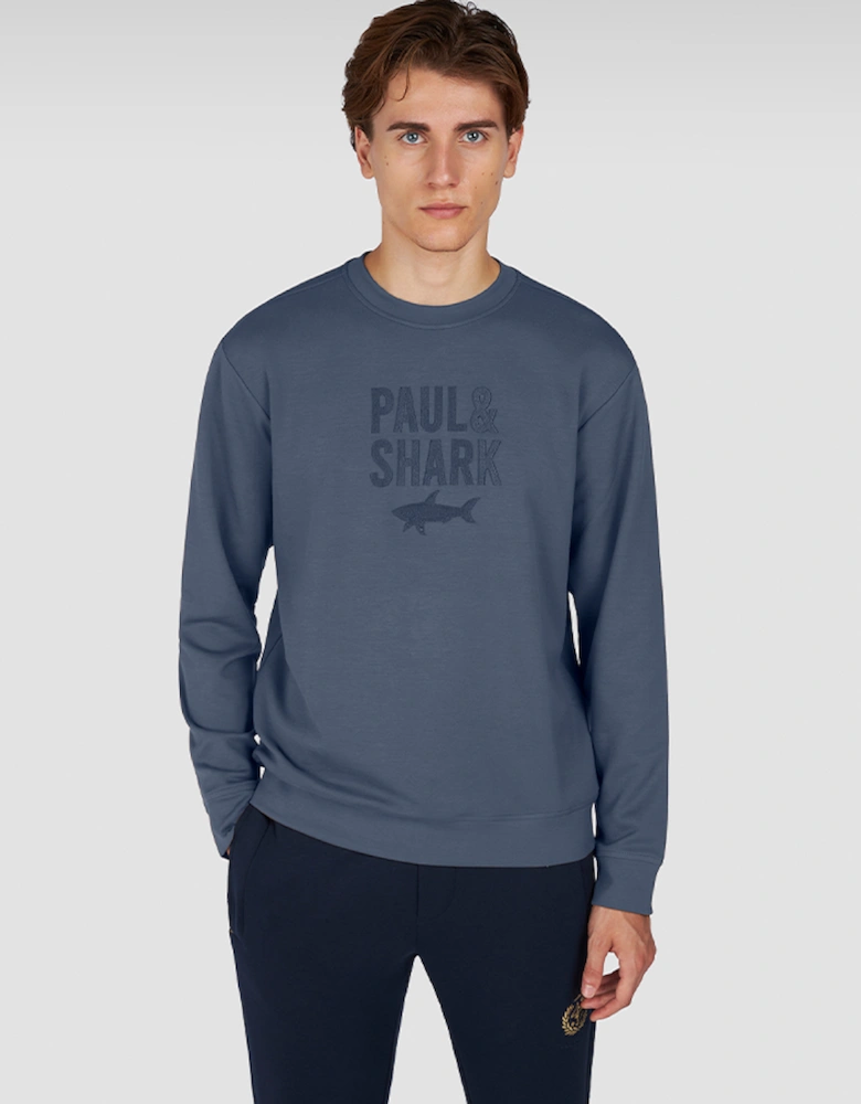 Embroidered Logo X-Soft Fleece Cotton Sweatshirt