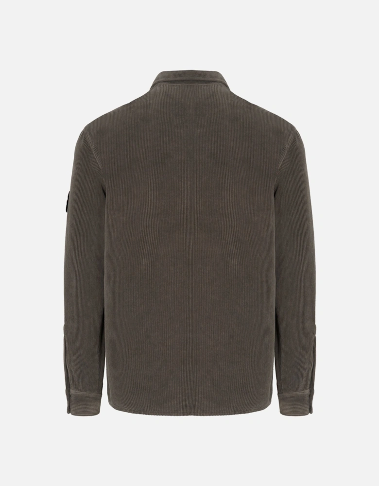 S0212 Corduroy Overshirt Grey