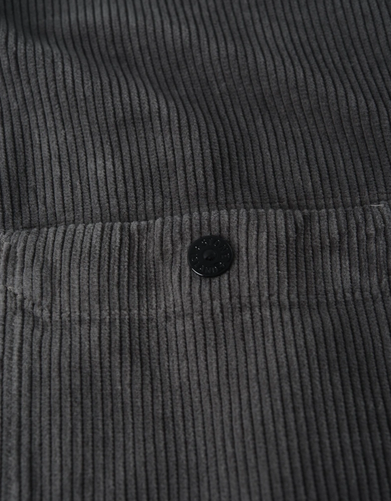 S0212 Corduroy Overshirt Grey