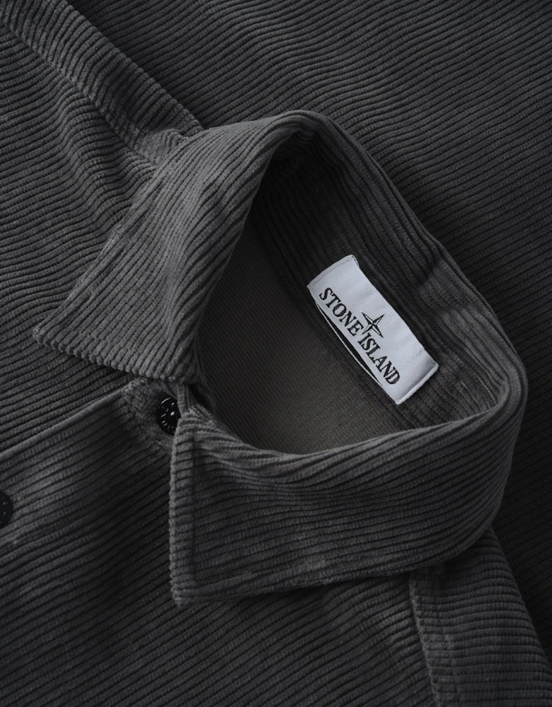 S0212 Corduroy Overshirt Grey