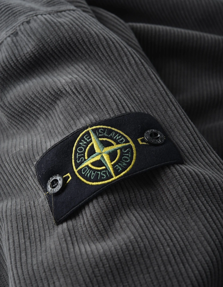 S0212 Corduroy Overshirt Grey