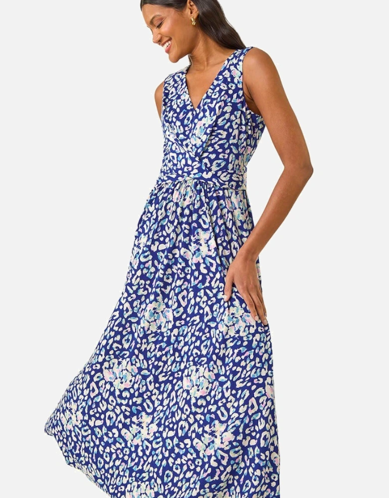 Animal Print Midi Dress