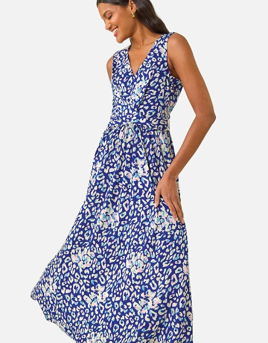 Animal Print Midi Dress, 2 of 1