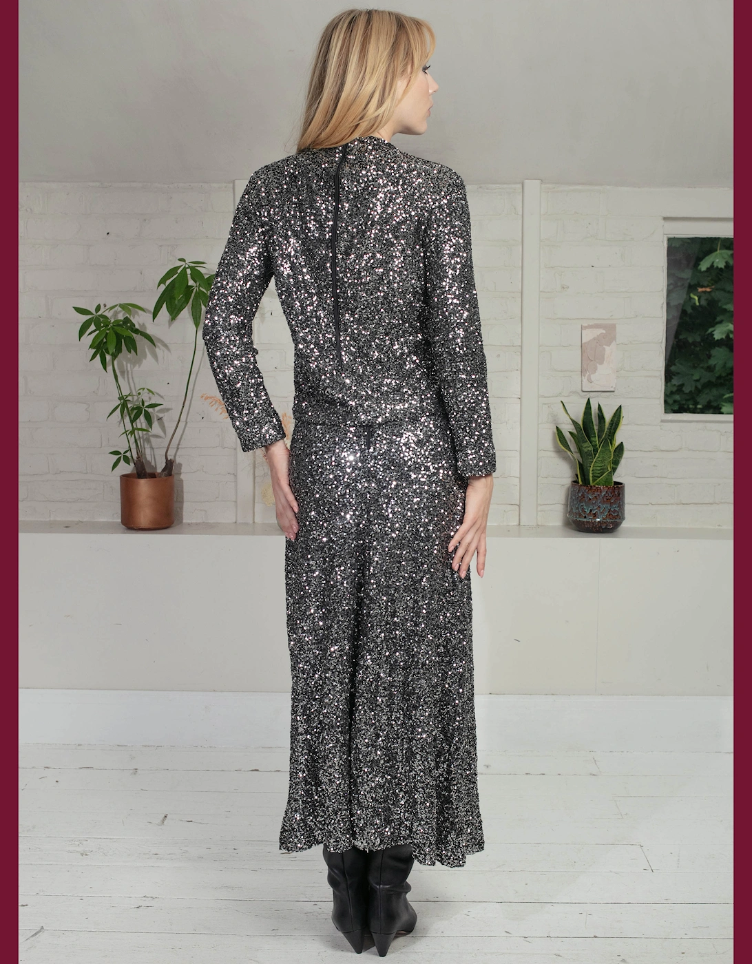 Mercer Top in Gunmetal