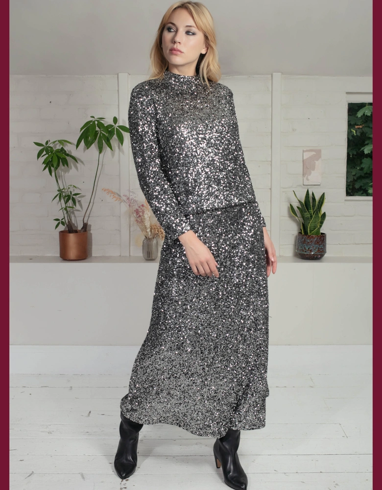 Mercer Top in Gunmetal