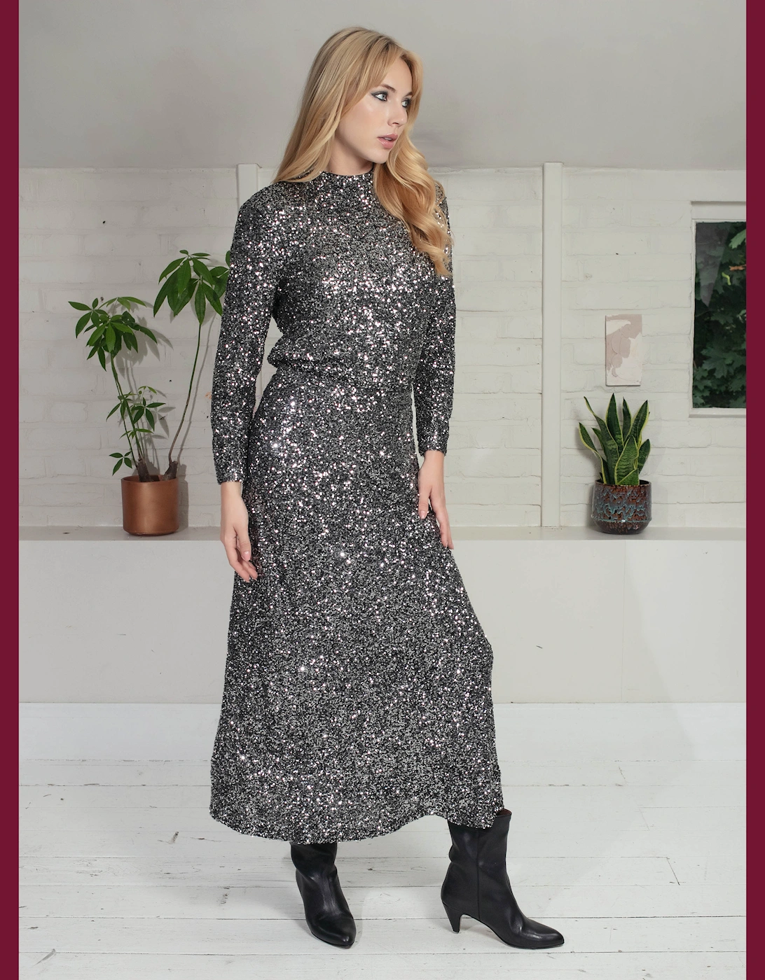 Mercer Top in Gunmetal