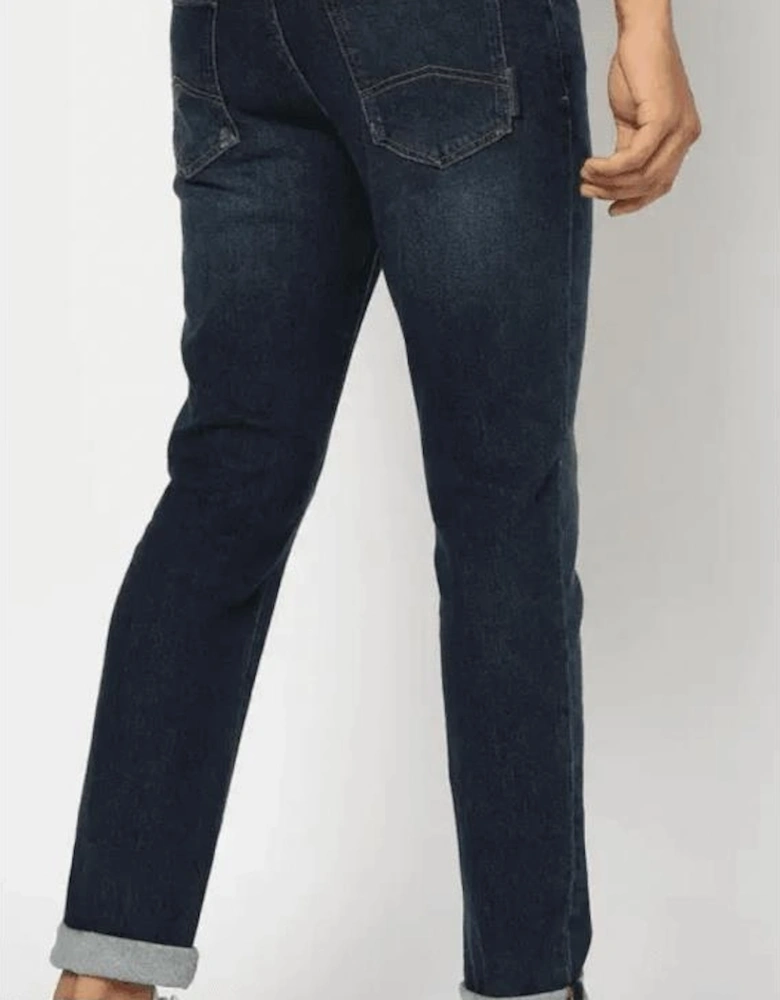 Slim Fit Navy Blue Wash Jeans