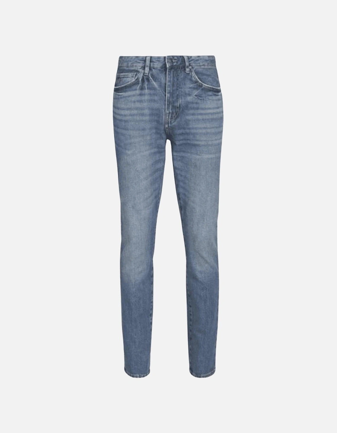 Slim Fit Vintage Wash Blue Jeans, 3 of 2