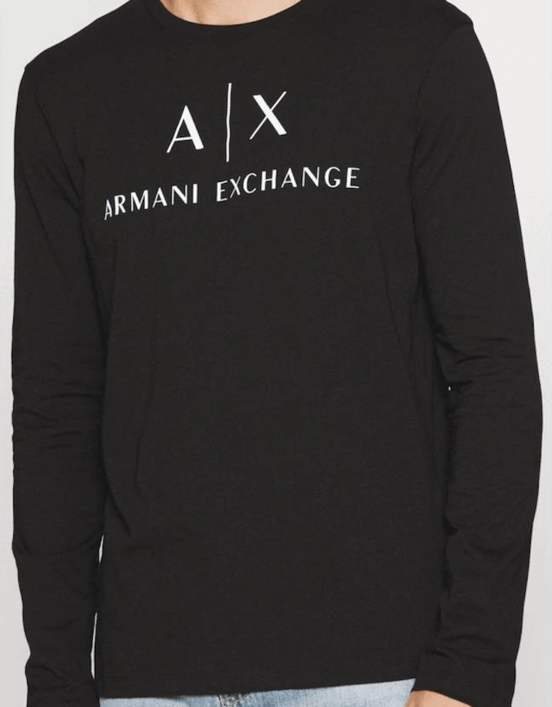 Graphic Logo Black Long Sleeve T-Shirt
