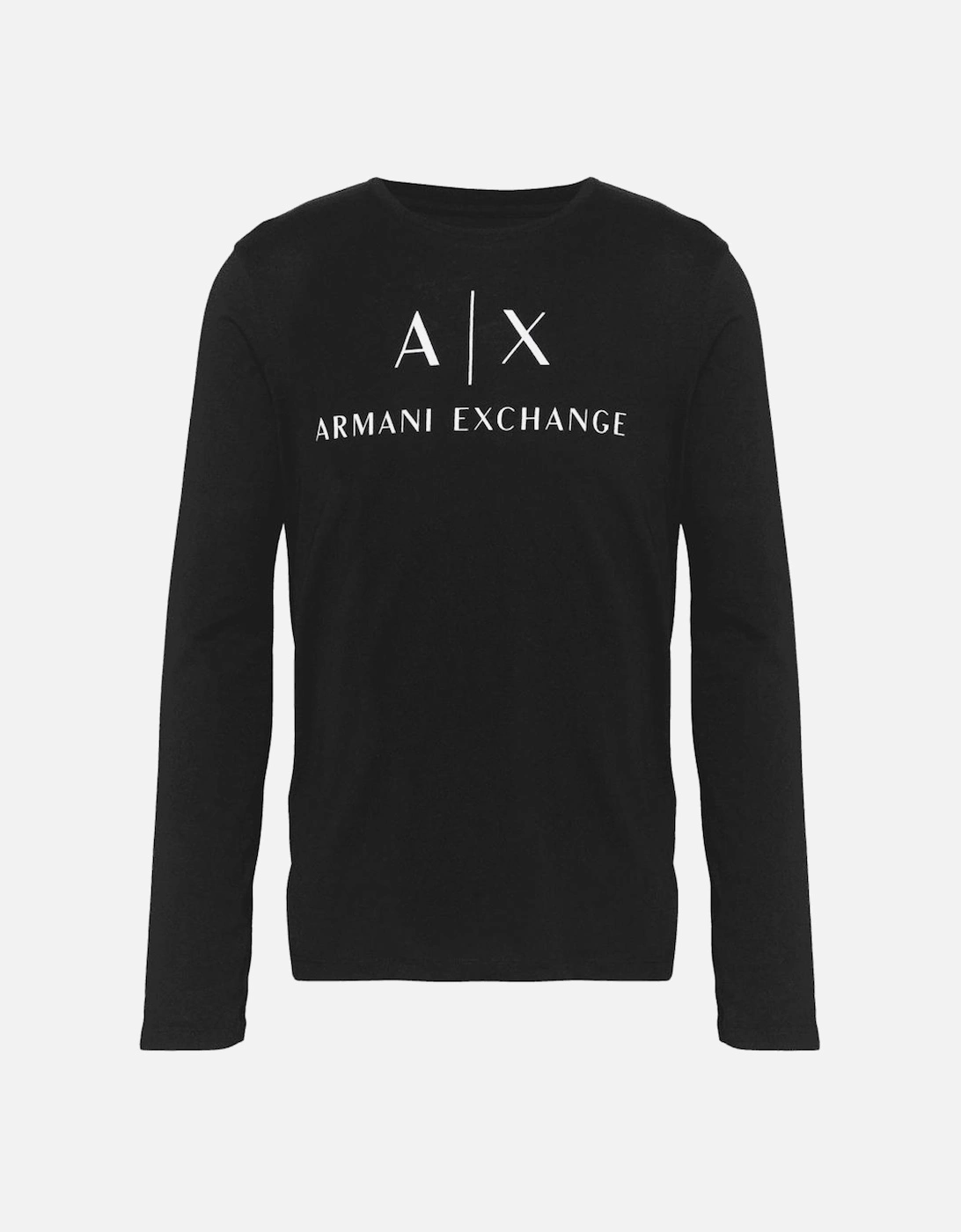 Graphic Logo Black Long Sleeve T-Shirt, 4 of 3