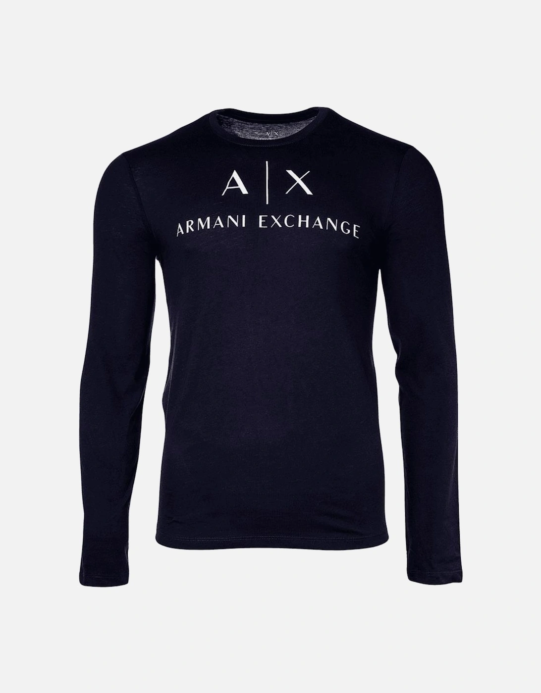 Graphic Logo Navy Long Sleeve T-Shirt, 3 of 2