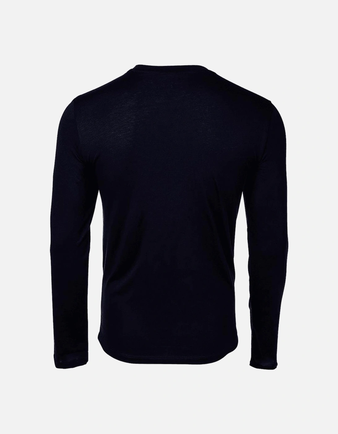 Graphic Logo Navy Long Sleeve T-Shirt