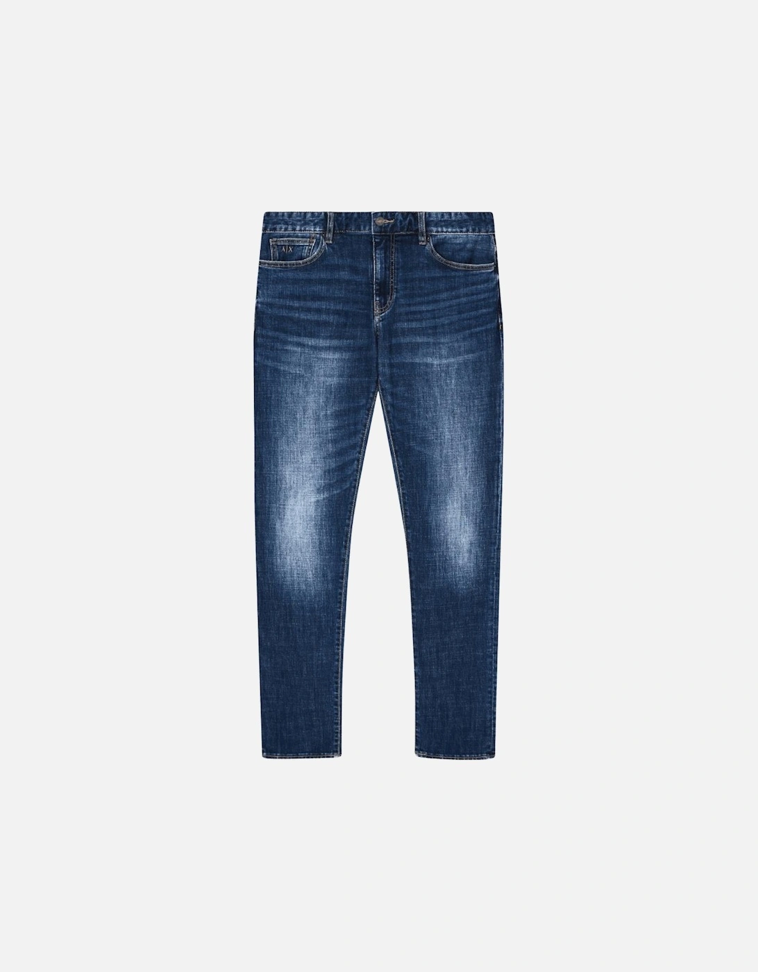 Skinny Fit Dark Wash Blue Jeans, 4 of 3