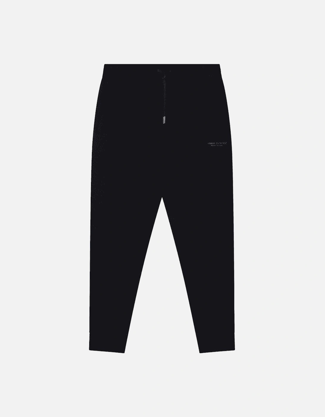 Cotton Tonal Logo Black Zip Hooded Tracksuit