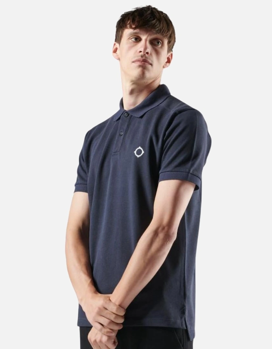 S/S Navy Pique Polo, 3 of 2