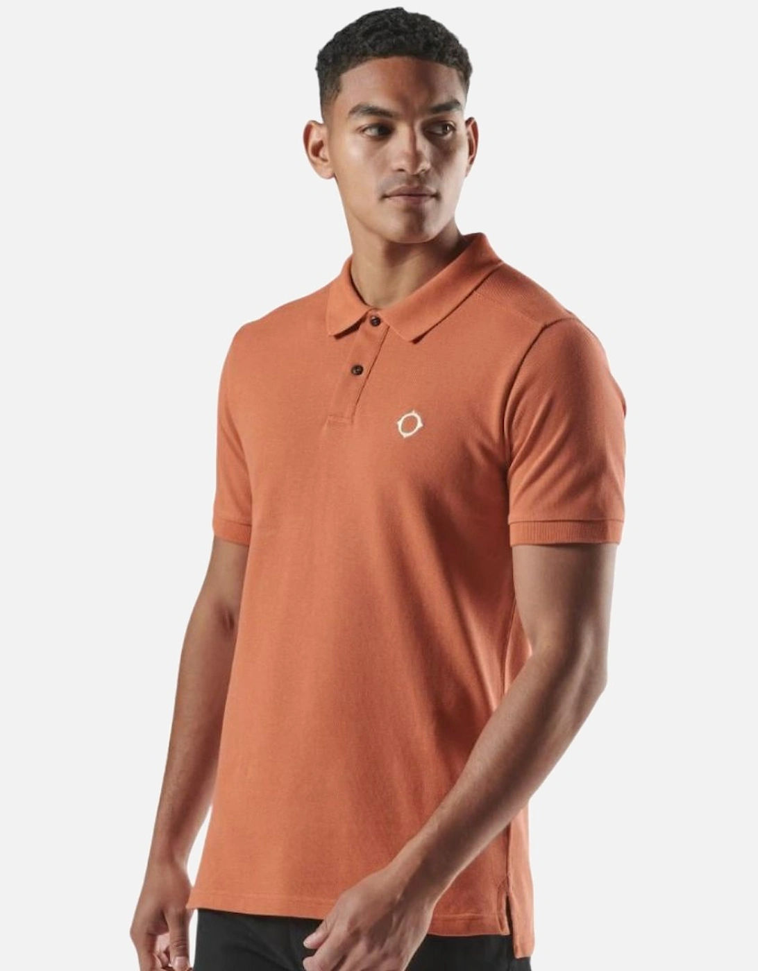 S/S Rust Pique Polo, 3 of 2