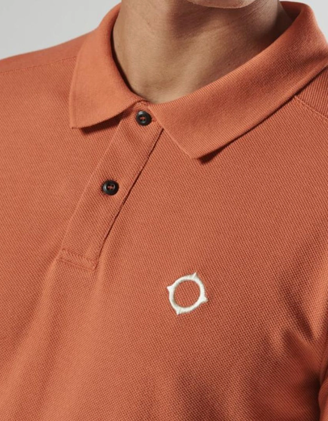 S/S Rust Pique Polo