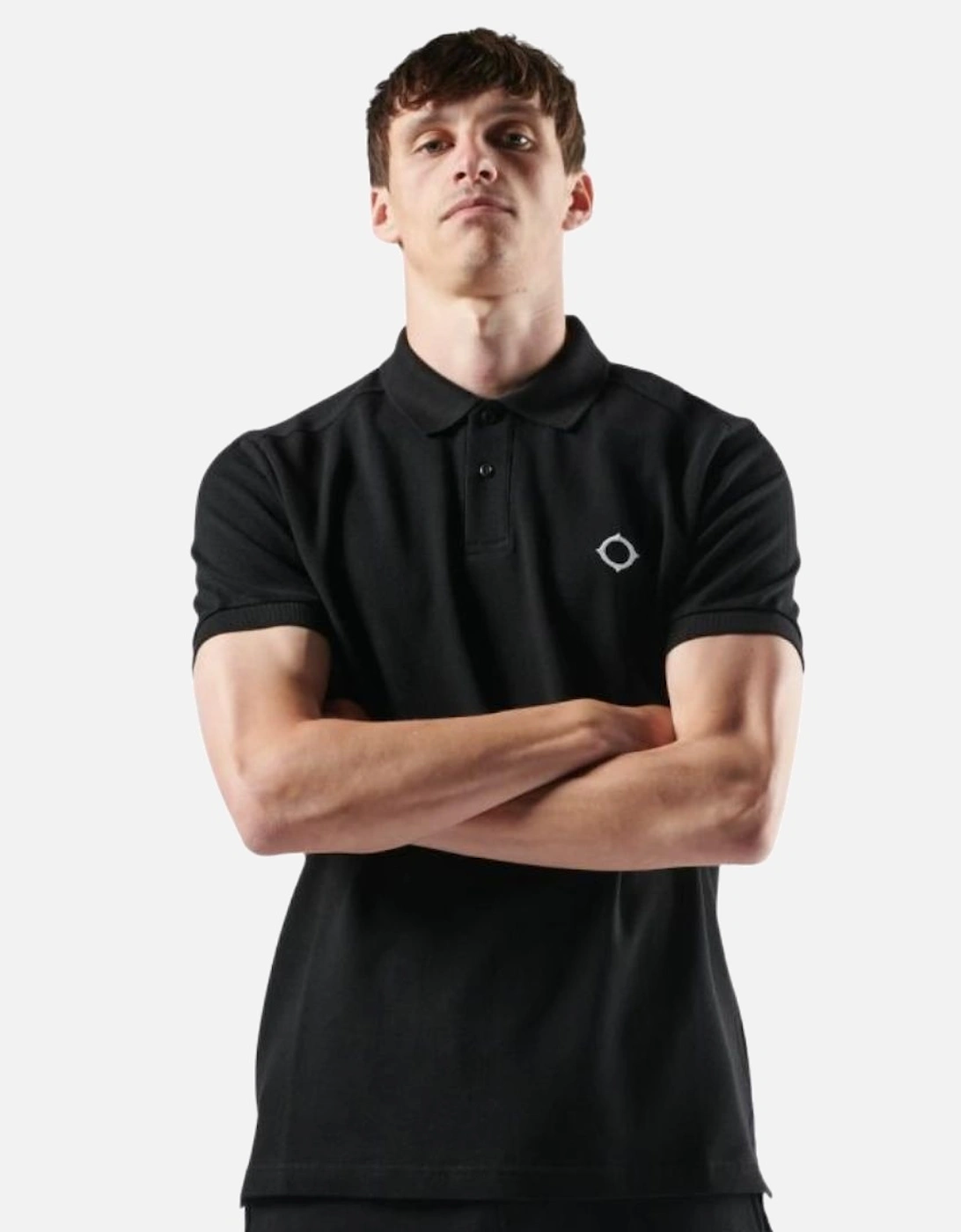 S/S Jet Black Pique Polo, 3 of 2