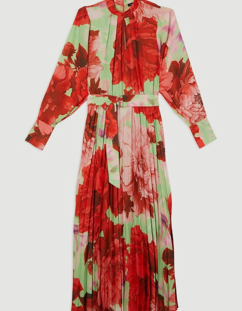 Floral Georgette Woven Midi Dress