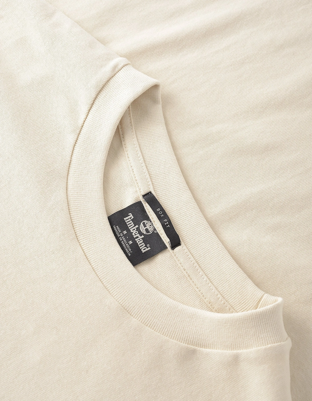 Graphic Cotton T-shirt Beige