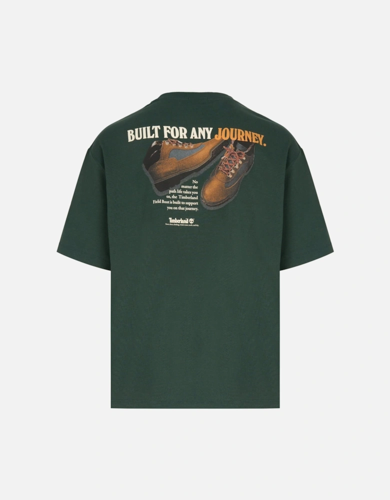 Graphic Cotton T-shirt Green