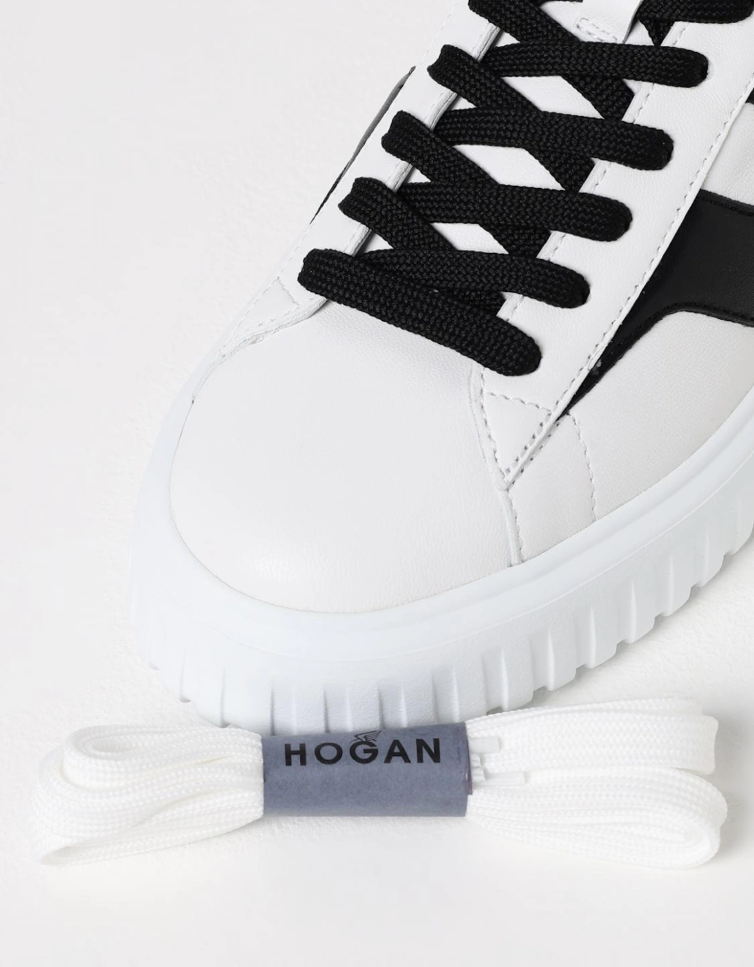 H222 Platform Sneakers Leather Upper