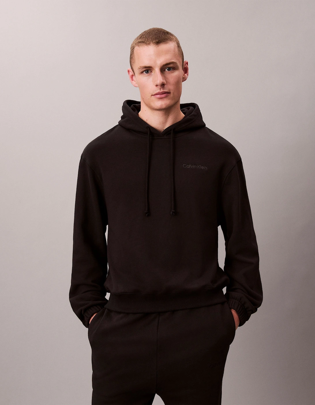 L/S HOODIE Mens Hoodie Black