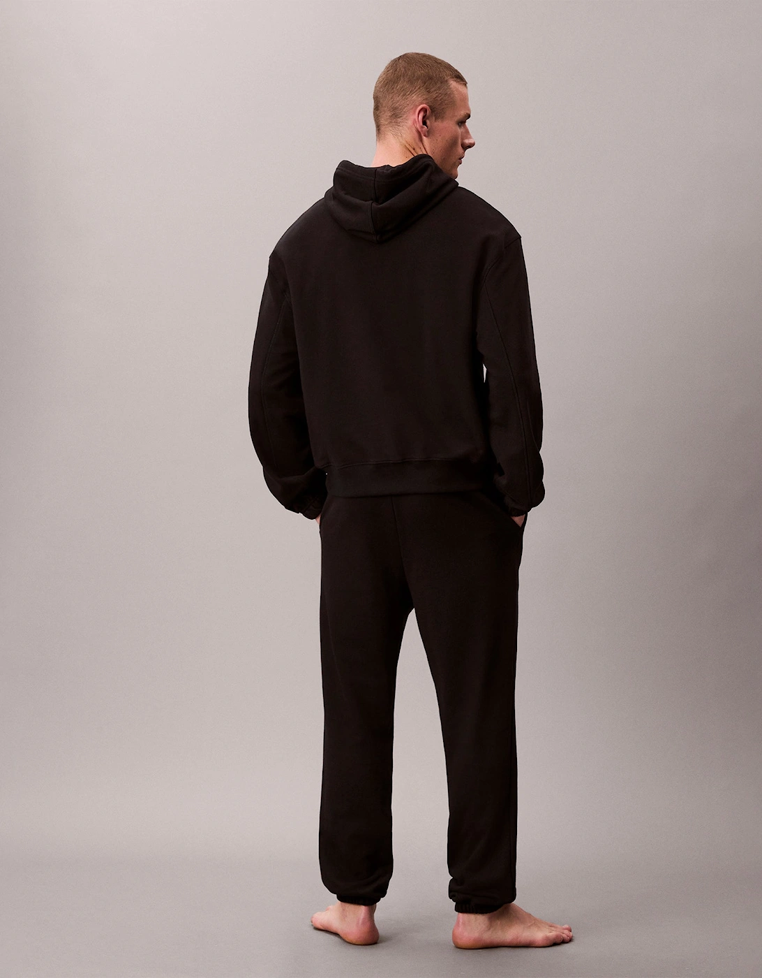 L/S HOODIE Mens Hoodie Black