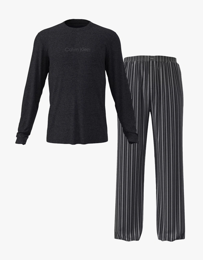 LS TEE PANT SET Mens Multicoloured