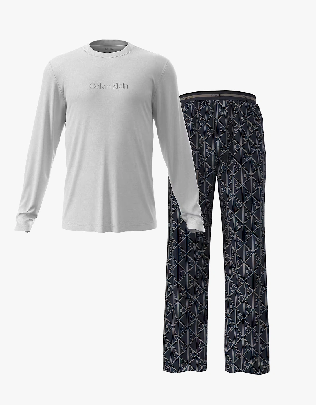 LS TEE PANT SET Mens Multicoloured, 2 of 1