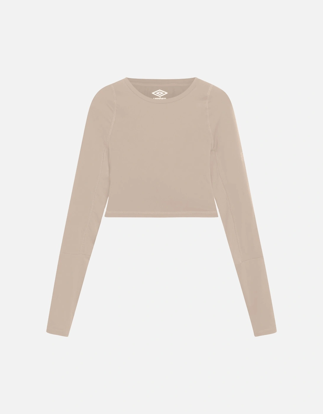 Womens/Ladies Pro Long-Sleeved Training Crop Top, 6 of 5